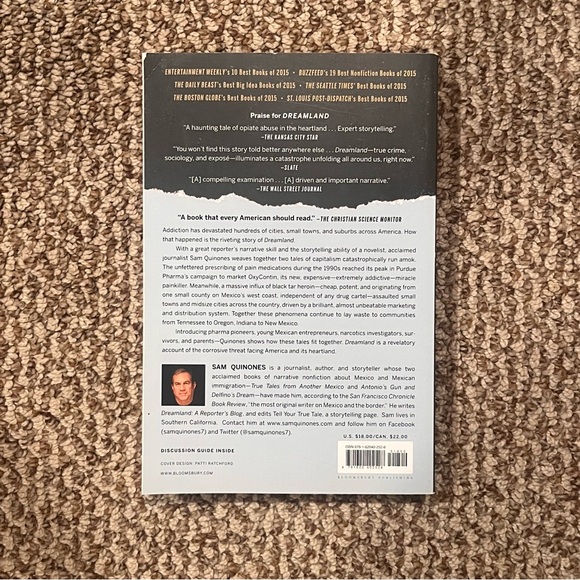 🆕 “Dreamland” opiate addiction epidemic nonfiction book by Sam Quinones - Picture 5 of 12